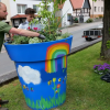Aus Schmiererei wird ein farbenfroher Hingucker