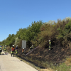 Böschungsbrand an A38 bei Leinefelde-Worbis