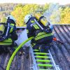 Balkenbrand an der Straße zwischen Heiligenstadt und Geisleden